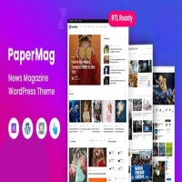 PaperMag v1.0.5 – Modern & Lightweight News Magazine WordPress Theme